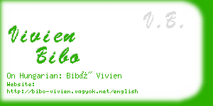 vivien bibo business card